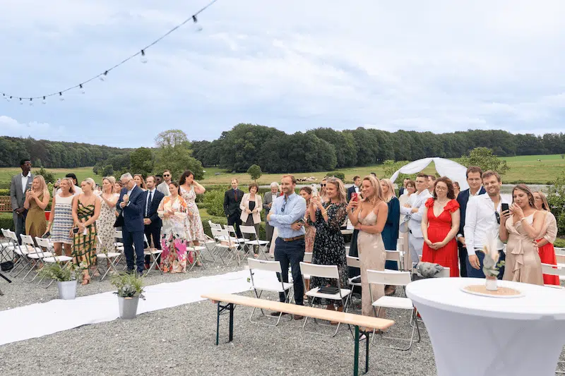 Food-truck en service lors d'un mariage